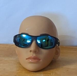 New LOISRUBY Blue Reflective Polarized Cycling Driving Sunglasses, T2MIS